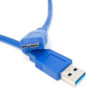 USB 3.0 A-Male to Micro B-Male am Cable Blue