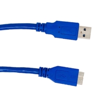 USB 3.0 A-Male to Micro B-Male am Cable Blue