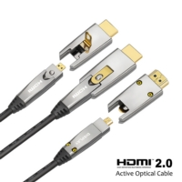Micro HDMI 2.0 光纖纜線 1-100M