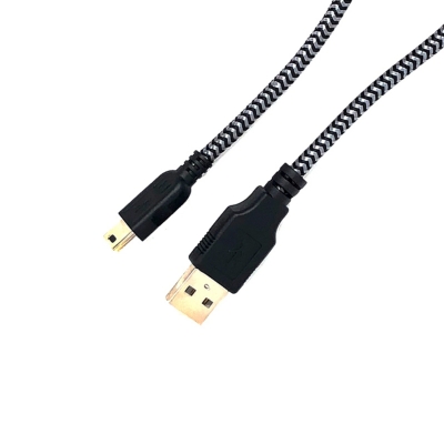 USB A公頭 轉 Mini USB B 編織線材