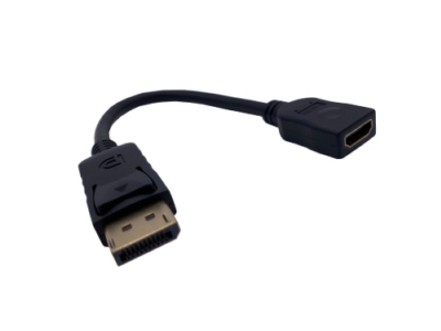 DisplayPort 公頭(帶芯片)轉 HDMI 母頭