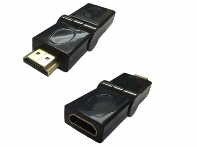 Rotatable Adapter-HDMI AM 90 Degree to AF