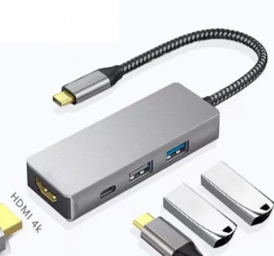 USB 集線器 - USB Type C 接 HDMI + USB 3.0 + USB 2.0 + USB PowerDelivery快充