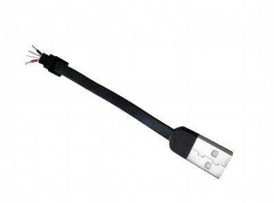 USB A 公頭 尾端無接 線材