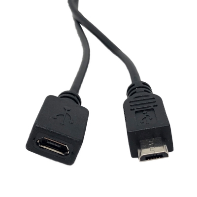 Micro USB B 公頭 轉 Micro USB B 母頭線材