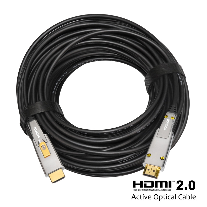 HDMI 2.0 Active Fiber Optical (AOC) DM TO DM 20~100Meters HDMI 2.0 Active Fiber Optical (AOC) DM TO DM 20~100Meters