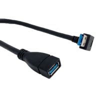 USB 3.0 A公頭 90度 轉 A母頭線材