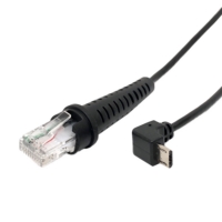 RJ50 10P10C 轉 90度Micro USB A公頭線材 RJ50 10P10C 轉 90度Micro USB A公頭線材