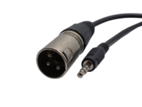 音源線 - 3.5mm 接頭 轉 XLR 3 Pin 公頭 音源線 - 3.5mm 接頭 轉 XLR 3 Pin 公頭