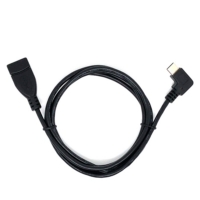 USB 2.0 AF to USB 3.1 90 Degree Type C (OTG)