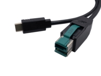 12V Powered USB 插頭 轉 USB 3.0 Type C 線材 12V Powered USB 插頭 轉 USB 3.0 Type C 線材