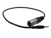 音源線 - 3.5mm 接頭 轉 XLR 3 Pin 公頭 音源線 - 3.5mm 接頭 轉 XLR 3 Pin 公頭