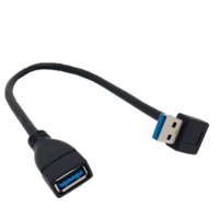 USB 3.0 A公頭 90度 轉 A母頭線材 USB 3.0 A公頭 90度 轉 A母頭線材
