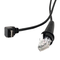 RJ50 10P10C 轉 90度Micro USB A公頭線材 RJ50 10P10C 轉 90度Micro USB A公頭線材
