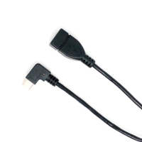 USB 2.0 AF to USB 3.1 90 Degree Type C (OTG)