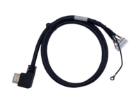 HDMI 90度公頭 轉 PHD2.0 2x10 Pin + 3.2 圓端 HDMI 90度公頭 轉 PHD2.0 2x10 Pin + 3.2 圓端