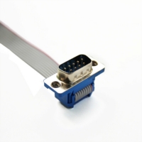 VGA DB 9 Pin 公頭 扁線 VGA DB 9 Pin 公頭 扁線