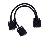 VGA HDB 15 Pin 公頭 轉 2 x HDB 15 Pin 母頭 線材 VGA HDB 15 Pin 公頭 轉 2 x HDB 15 Pin 母頭 線材
