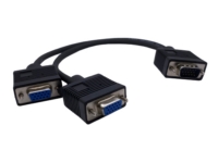 VGA HDB 15 Pin 公頭 轉 2 x HDB 15 Pin 母頭 線材 VGA HDB 15 Pin 公頭 轉 2 x HDB 15 Pin 母頭 線材