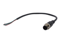 防水連接器 M12 5 Pin 公頭 尾端無接 防水連接器 M12 5 Pin 公頭 尾端無接