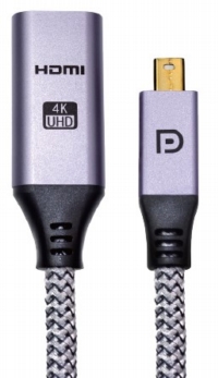 Mini DisplayPort 轉 HDMI 4K 線材 Mini DisplayPort 轉 HDMI 4K 線材