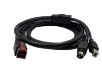 Powered USB 24V 轉 USB B公頭 + Power DIN 3 Pin Powered USB 24V 轉 USB B公頭 + Power DIN 3 Pin