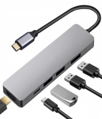USB 集線器- USB Type C 接 HDMI + USB 3.0 + USB 2.0 x 2 + USB PowerDelivery快充 USB 集線器- USB Type C 接 HDMI + USB 3.0 + USB 2.0 x 2 + USB PowerDelivery快充