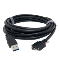 USB 3.0 A公頭 轉 Micro USB B帶鎖型線材