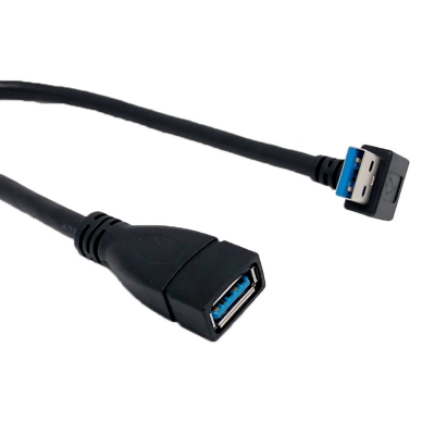 USB 3.0 A公頭 90度 轉 A母頭線材