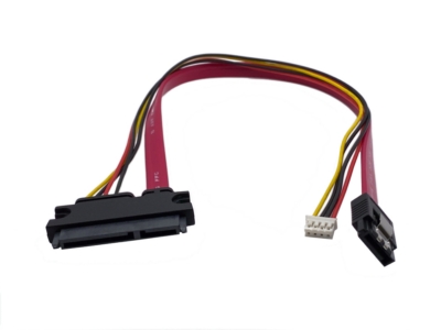 SATA 22 Pin 轉 SATA 7 Pin + PH2.0 4 Pin