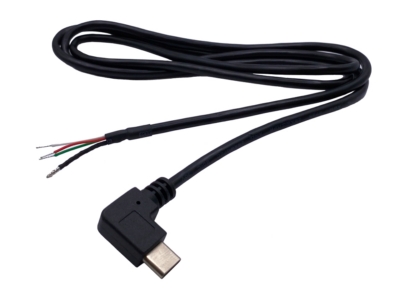 USB 2.0 90度 Type C 尾端無接 線材 (OTG)