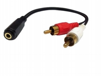 音源線 - 3.5mm 插頭 轉 RCA 接頭