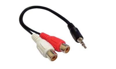 音源線 - 3.5mm 接頭 轉 RCA 插頭