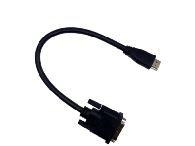 DVI 18+1 Pin 公頭 轉 HDMI 公頭 線材