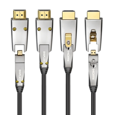 Micro HDMI 2.0 光纖纜線