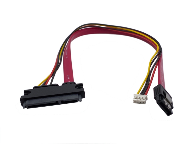 SATA 22 Pin 轉 SATA 7 Pin + PH2.0 4 Pin SATA 22 Pin 轉 SATA 7 Pin + PH2.0 4 Pin