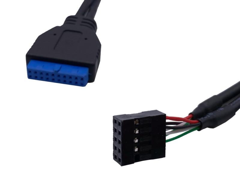 USB 3.0 2x10 Pin 轉 杜邦 2.54 2x5 Pin USB 3.0 2x10 Pin 轉 杜邦 2.54 2x5 Pin