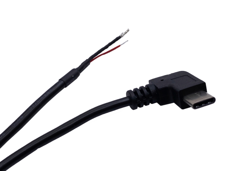 USB 2.0 90度 Type C 尾端無接 線材 (OTG) USB 2.0 90度 Type C 尾端無接 線材 (OTG)