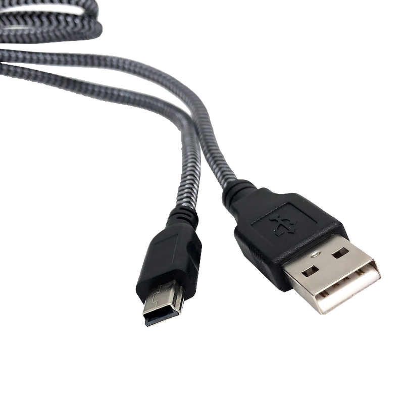 USB A公頭 轉 Mini USB B 編織線材 USB A公頭 轉 Mini USB B 編織線材