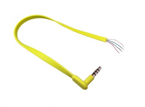 音源線 - 3.5mm 90度接頭 尾端無接 音源線 - 3.5mm 90度接頭 尾端無接