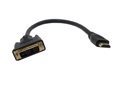 DVI 18+1 Pin 公頭 轉 HDMI 公頭 線材