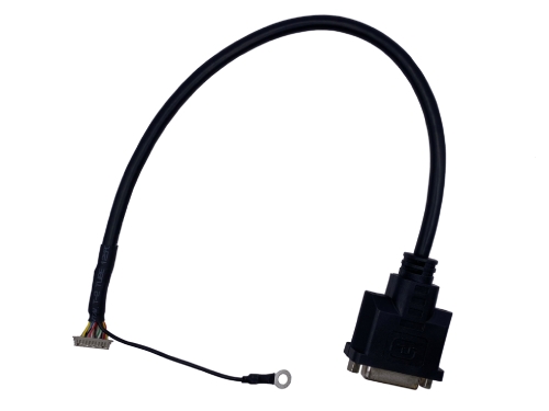 DVI 24+5 Pin 母頭 轉 1.25mm 2x10 Pin + 4.2圓端 線材