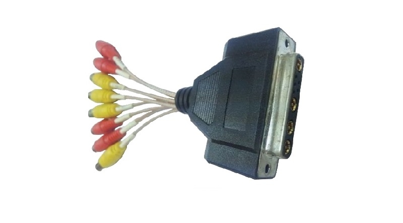 客製化線材 8xRCA 轉 4xRCA +DB 5 客製化線材 8xRCA 轉 4xRCA +DB 5