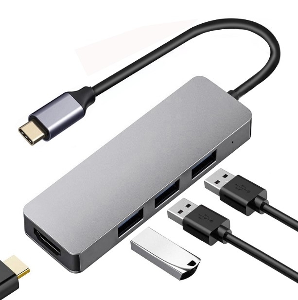 USB 集線器 - USB Type C 接 HDMI + USB 3.0 + USB 2.0 x 2 USB 集線器 - USB Type C 接 HDMI + USB 3.0 + USB 2.0 x 2