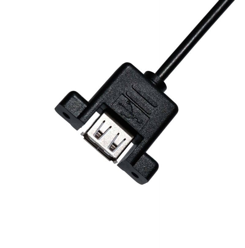 USB A公頭 轉 USB A母頭 帶鎖型線材 USB A公頭 轉 USB A母頭 帶鎖型線材