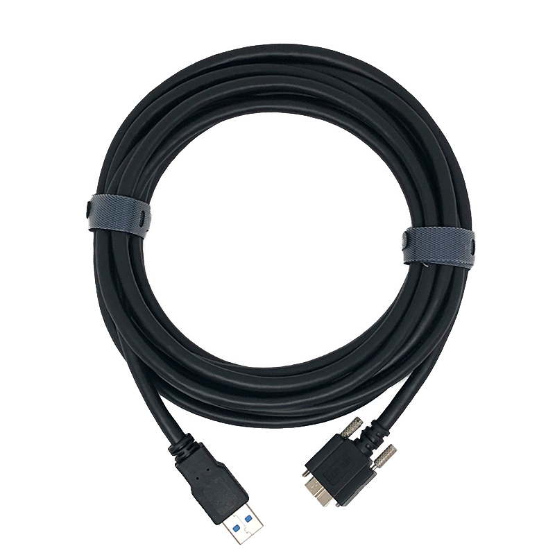 USB 3.0 A公頭 轉 Micro USB B帶鎖型線材 USB 3.0 A公頭 轉 Micro USB B帶鎖型線材