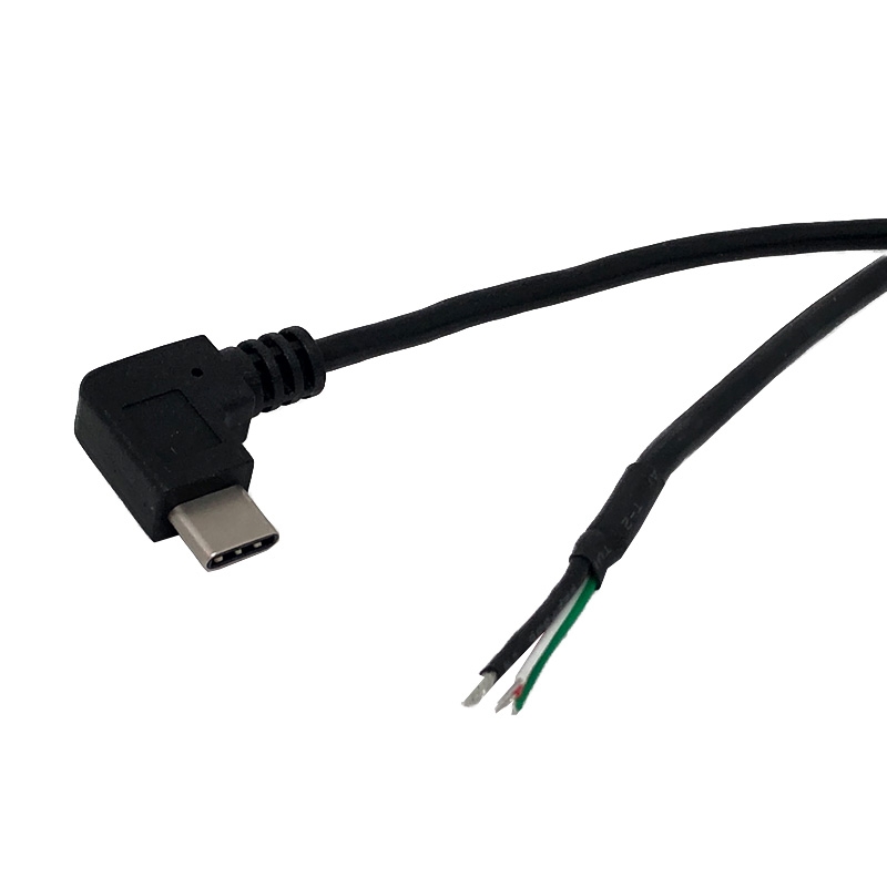 USB 3.1 90 Degree Type C to Open End