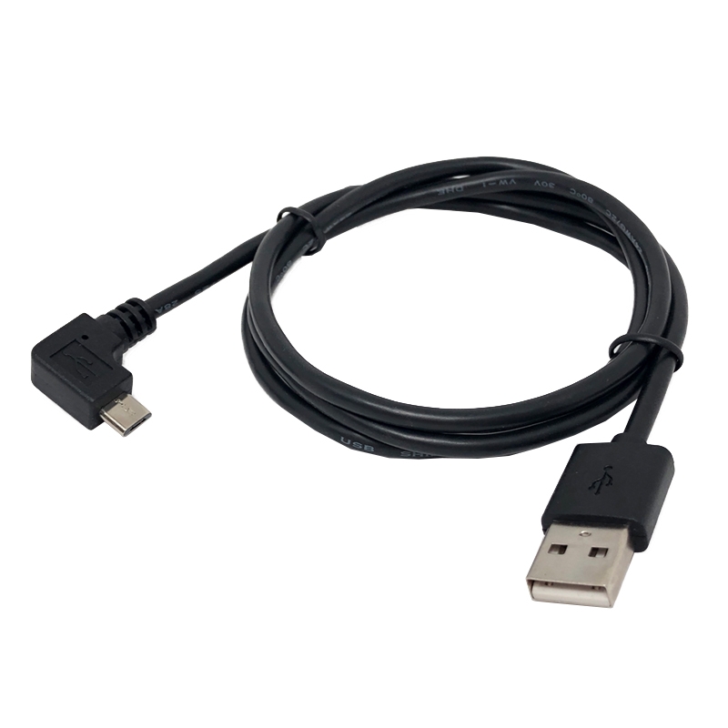USB A公頭 轉 Micro USB B 90度線材 USB A公頭 轉 Micro USB B 90度線材