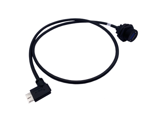 防水連接線 USB 3.0 A 母頭 轉 90度 Micro USB 3.0 B 公頭 防水連接線 USB 3.0 A 母頭 轉 90度 Micro USB 3.0 B 公頭